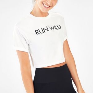 FABLETICS “RUN WILD” CROP TSHIRT